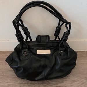 vintage black shoulder bag
